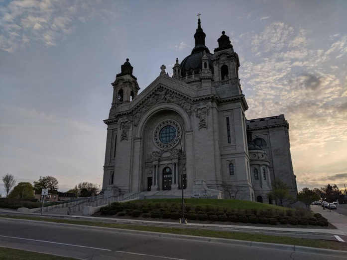 An old cathedral we captured at sunset