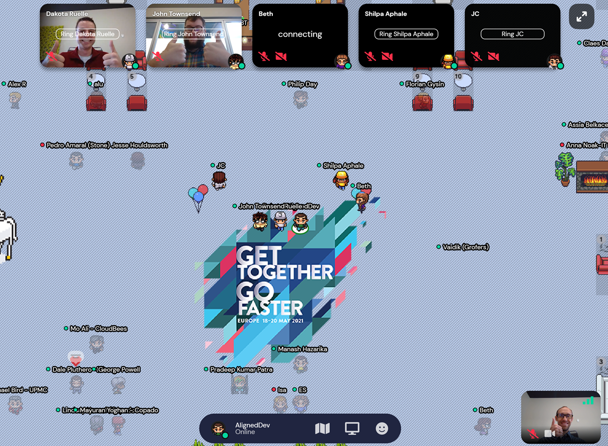 Engineers gathering virtually in Gather