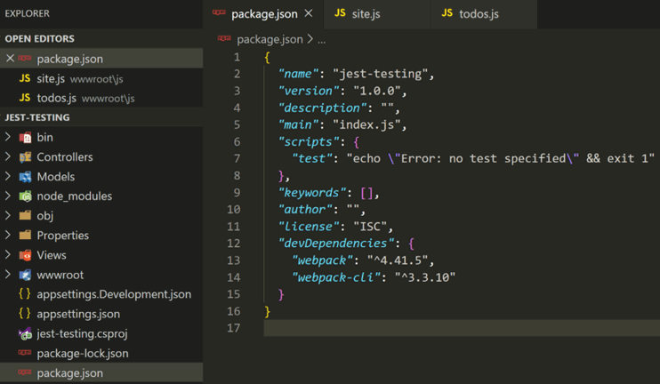 This is where webpack comes in to play