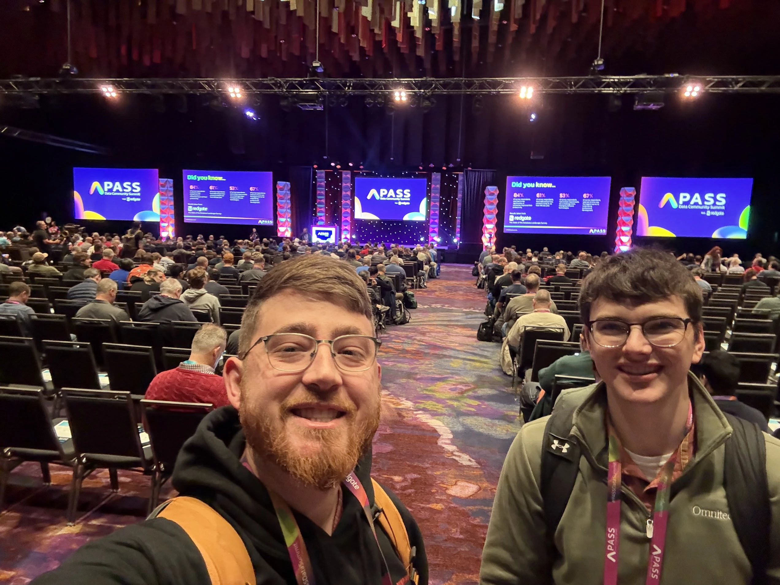 SQL Pass kicking off the morning