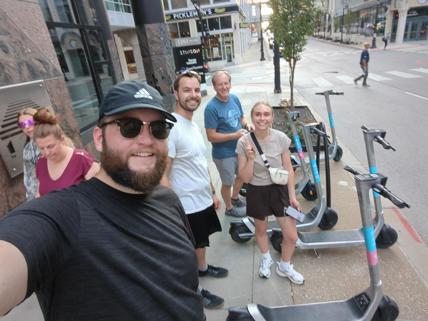 Touring Kansas City on Scooters